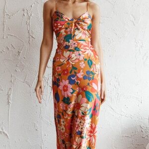 One and Only Collective Floral Sleeveless Maxi Dress